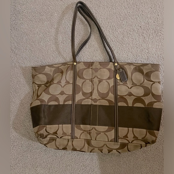 Brown Coach Purse-Authentic - Picture 3 of 3